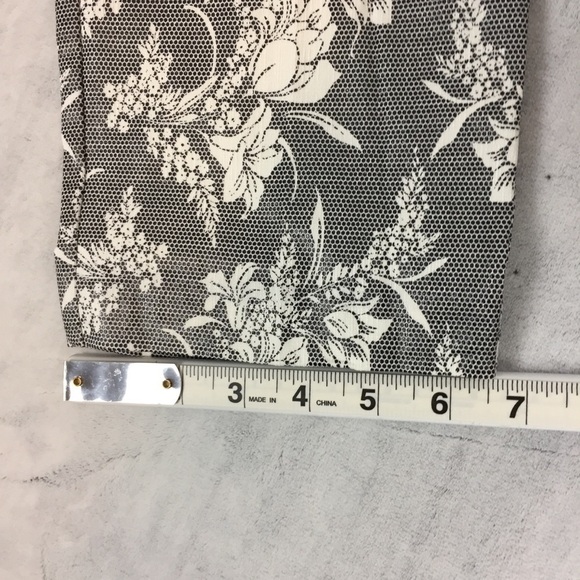 Linda Mathews NWT Pique Print Pants Womens Large High Waist Stretchy - Picture 5 of 10